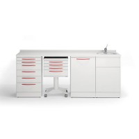 Aurora series clinical furniture: set of four modules